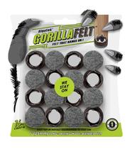 Almohadillas de fieltro para muebles Slipstick GorillaFelt redondas de 1 pulgada, juego de 16
