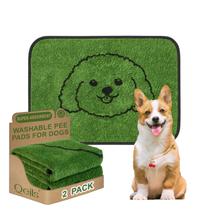 Almohadillas Reutilizables para Cachorro Qeils Pack de 2 Lavables para Perros 45x60cm