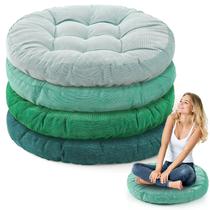 Almohadones para Suelo Jerify Redondos Cuadrados 55x55 cm Verde 4 Piezas Almohadones para Suelo Jerify Redondos Cuadrados 55x55 cm Verde 4 Piezas