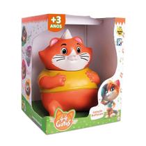 Almondega Personagem Desenho 44 Gatos Boneco Vinil Macio - Samba Toys