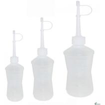 Almotolia 500ml transparente bico reto - DESCARPACK