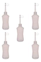 Almotolia Bico Reto Aplicador 125Ml Kit Com 5 Peças Almotolia Bico Reto Aplicador 125Ml Kit Com 5 Peças