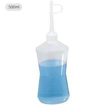 Almotolia em Polietileno PE 500 ml Bico Reto Natural JProlab