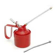 Almotolia Metálica Bico Bomba Óleo Graxa Lubrificante 570 Ml