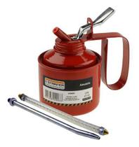 Almotolia Óleo Gatilho Chapa 285g 1/2". 2 Bicos Starfer 01396102