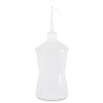Almotolia Plástica Transparente Frasco 500 Ml Com Bico Reto