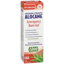 Alocane Emergency Burn Gel Força máxima 2,5 Oz da Alocane (pacote com 6)