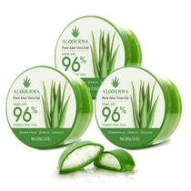 Aloe Vera Gel Aloderma 96% Hidratante facial orgânico de 200 ml