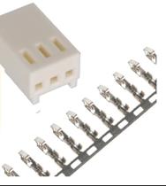 Alojamento Kk 3 Vias Femea 2,54mm Kit 50 Peças + Terminal