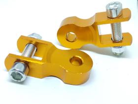 Alongador Amortecedor Tras Aluminio Dourado Yamaha Crypton