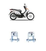 Alongador Amortecedor Traseiro Zincado Honda Biz 100 (par) 1317