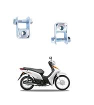 Alongador Amortecedor Traseiro Zincado Honda Biz 100 (par)