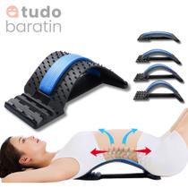 Alongador Lombar Dispositivo De Correção Da Coluna Massagem Disco Alongamento Alivio Relaxamento