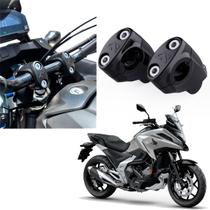 Alongador Riser 45º de Guidao Moto Honda NC750 750x Guidao 22MM Anker