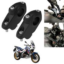 Alongador Riser Aluminio Guidão Eleva 41mm Africa Twin Todas Alongador Riser Aluminio Guidão Eleva 41mm Africa Twin Todas