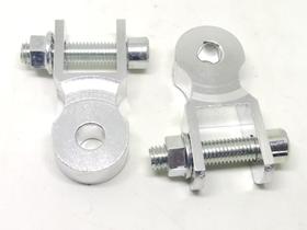 Alongador Suspensão Traseiro Aluminio Prata Yamaha Crypton
