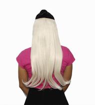 Alongamento Aplique Tic Tac Liso Loiro Claríssimo Fibra 60Cm Alongamento Aplique Tic Tac Liso Loiro Claríssimo Fibra 60Cm