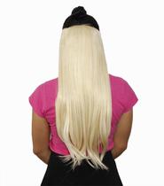 Alongamento Aplique Tic Tac Liso Loiro Claro Fibra Orgânica Alongamento Aplique Tic Tac Liso Loiro Claro Fibra Orgânica