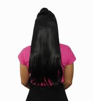 Alongamento Aplique Tic Tac Liso Preto Fibra Orgânica 60 Cm Alongamento Aplique Tic Tac Liso Preto Fibra Orgânica 60 Cm