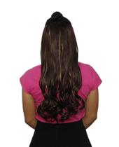 Alongamento Aplique Tic Tac Ondulado Castanho Chocolate 8 Alongamento Aplique Tic Tac Ondulado Castanho Chocolate 8