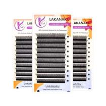 Alongamento de Cílios Fibra PBT LAKANAKU y0.07D-11mm Alongamento de Cílios Fibra PBT LAKANAKU y0.07D-11mm