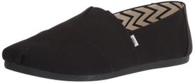 Alpargata Masculina TOMS Loafer Preta Algodão Reciclado 10.5