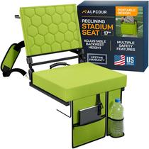 Alpcour de assento de estádio reclinável dobrável com apoio traseiro Alpcour de assento de estádio reclinável dobrável com apoio traseiro
