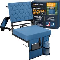 Alpcour de assento de estádio reclinável dobrável com apoio traseiro Alpcour de assento de estádio reclinável dobrável com apoio traseiro