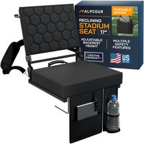 Alpcour de assento de estádio reclinável dobrável com apoio traseiro Alpcour de assento de estádio reclinável dobrável com apoio traseiro