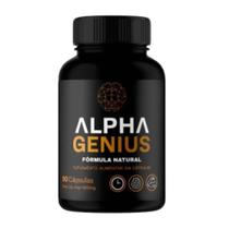 ALPHA GENIUS 500MG 90 CAPSULAS - Suplemento para Aumento de Desempenho Acadêmico