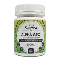 Alpha Gpc 600mg 60 cápsulas Sunfood