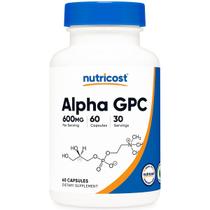 Alpha GPC Gliceril Fosforil Colina 600mg 60 Caps Nutricost