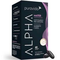 Alpha Mater Multinutrientes - Omega 3 + B9 - 60 Caps - Pura Vida - PURAVIDA