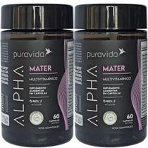 Alpha Mater Multivitamínico 2 X 60 Cápsulas Puravida