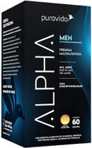 Alpha Men (Homen) Multivitaminico com 60 Cápsulas -Pura Vida