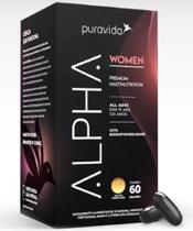 Alpha Women (Mulher) Multivitaminico com 60 cápsulas -Pura Vida Alpha Women (Mulher) Multivitaminico com 60 cápsulas -Pura Vida