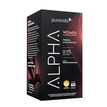 Alpha Women Suplemento Multivitamínico Mulheres 750mg Diversas Quantidades 60 Cápsulas Pura Vida