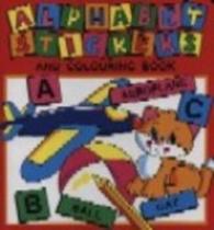 Alphabet Stickers And Colouring Book - Red - Wf Graham
