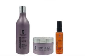 AlphaHall Bain de Soie Shampoo e Máscara e Sérum Volátil AlphaHall Bain de Soie Shampoo e Máscara e Sérum Volátil