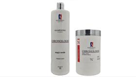 AlphaHall Chronologie Shampoo 1 L e Nutrição Máscara 1 kg