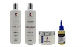 AlphaHall Chronologie Shampoo e Condicionador e Hidratação Máscara e Óleo de Abacate