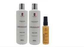 AlphaHall Chronologie Shampoo e Condicionador e Sérum Ouro