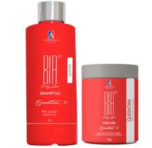 AlphaHall Dia a Dia Queratina Shampoo 1 L e Máscara 1 Kg