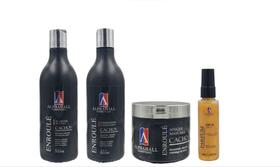 Alphahall Enroulé Cachos Shampoo E Cond E Másc E Sérum Ouro