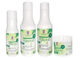 AlphaHall Enroulé Essencial Shampoo e Co Wash e Condicionador e Máscara