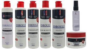 Alphahall Enroulé Liberado Kit 6 Itens + Sérum Antienvelhecimento