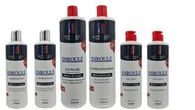 AlphaHall Enroulé Liberado Shampoo 500 ml e Co Wash 1 L e Condicionador 1 L e Gelatina