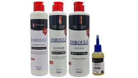 Alphahall Enroulé Liberado Shampoo e Co Wash e Gelatina e Óleo de Abacate