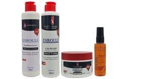 Alphahall Enroulé Liberado Shampoo e Co Wash e Máscara e Sérum Volátil