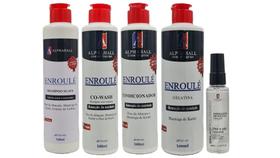 Alphahall Enroulé Liberado Shampoo e Condicionador e Co Wash e Gelatina e Sérum Brilho Prolongado